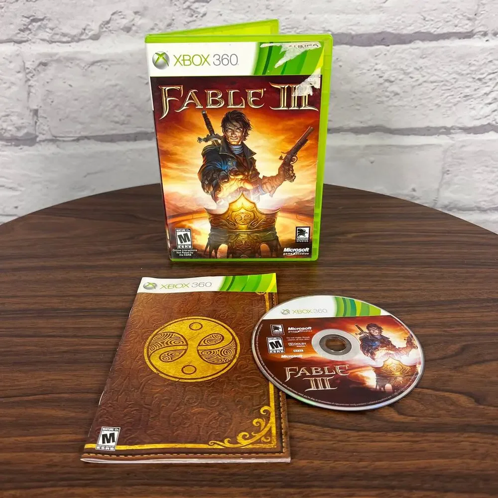 Xbox 360 Fable III NTSC CIB Complete In Box Video Game